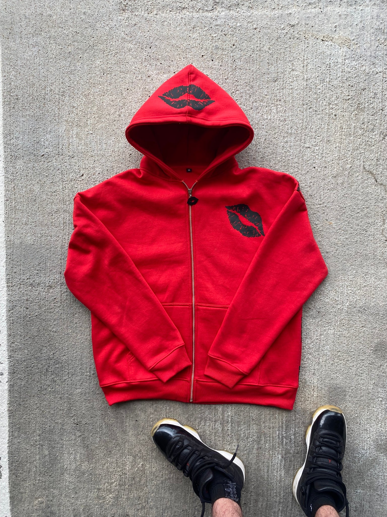 Crimson Kisses Zipup